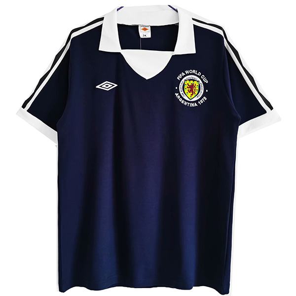 Scotland home retro soccer jersey maillot match men's first sportswear football shirt 1978